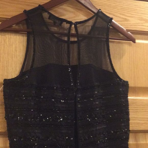 Parker Avril Sleeveless Sequin Stripe Tiered midi - Picture 11 of 11